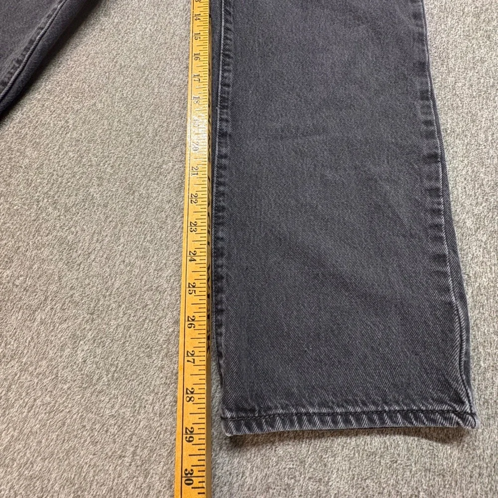Levis 94 Baggy Jeans Mens 29 Washed Black Denim High Rise Straight Leg Relaxed‎